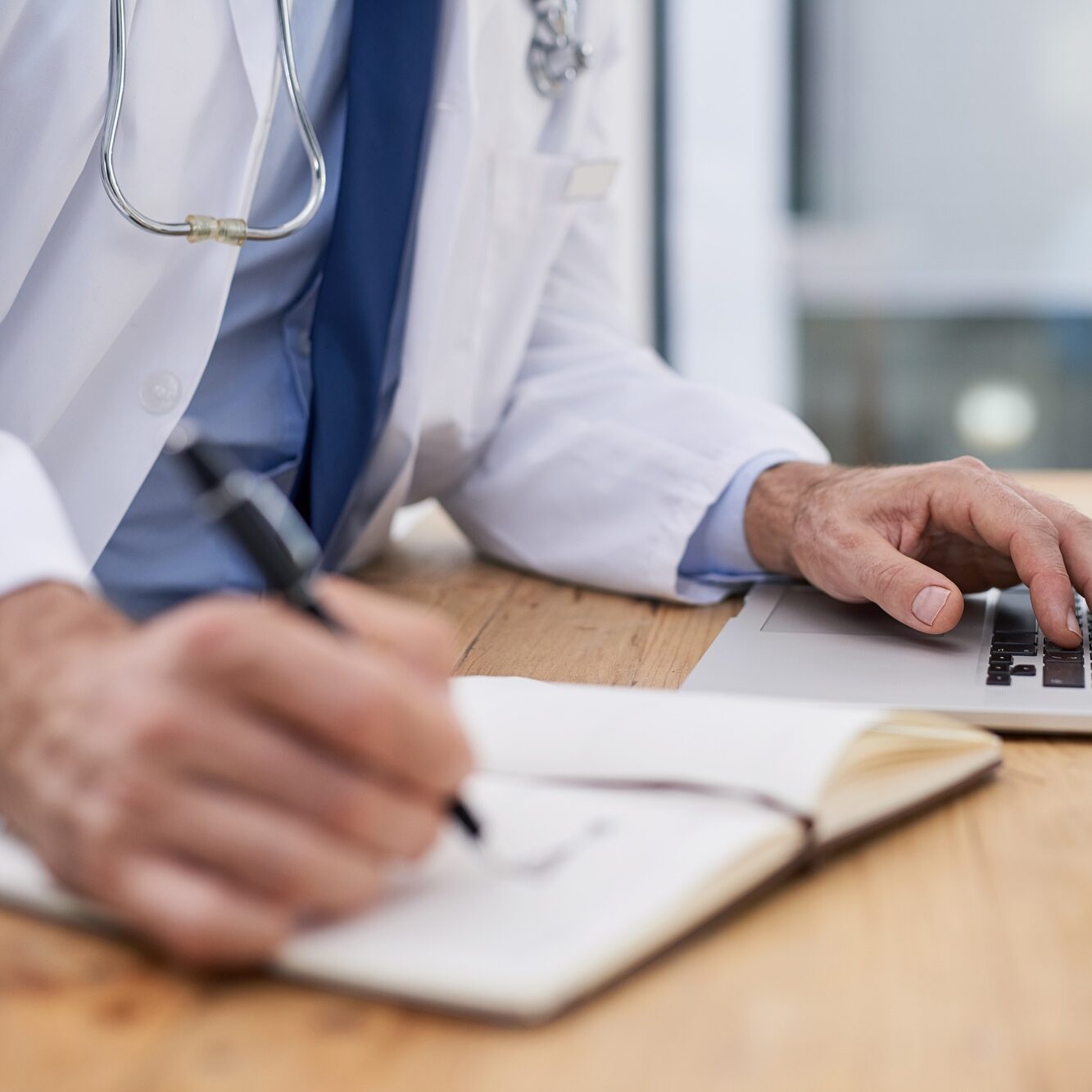 Working on a new health plan for a patient